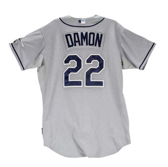 2011 Johnny Damon Tampa Bay Rays Game Worn Home Run Jersey (MLB Authenticated)